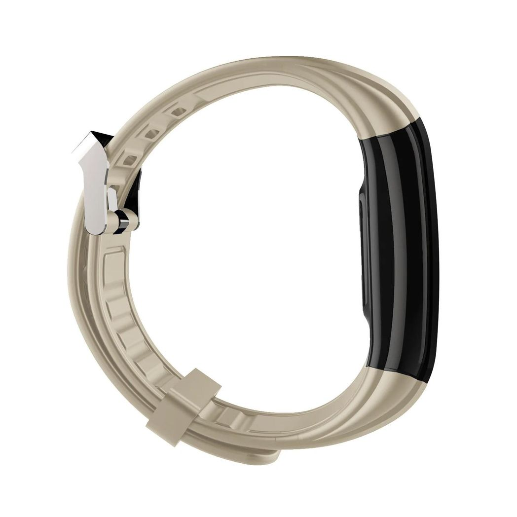 Gymcline Vesper Fitness Tracker - HR, BP,O2, Sleep And Body Temp. Monitoring Cream