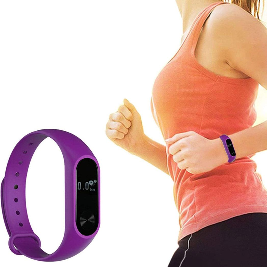 Aquarius AQ112 Fitness and Sleep Tracker With Heart Rate Monitor, Purple