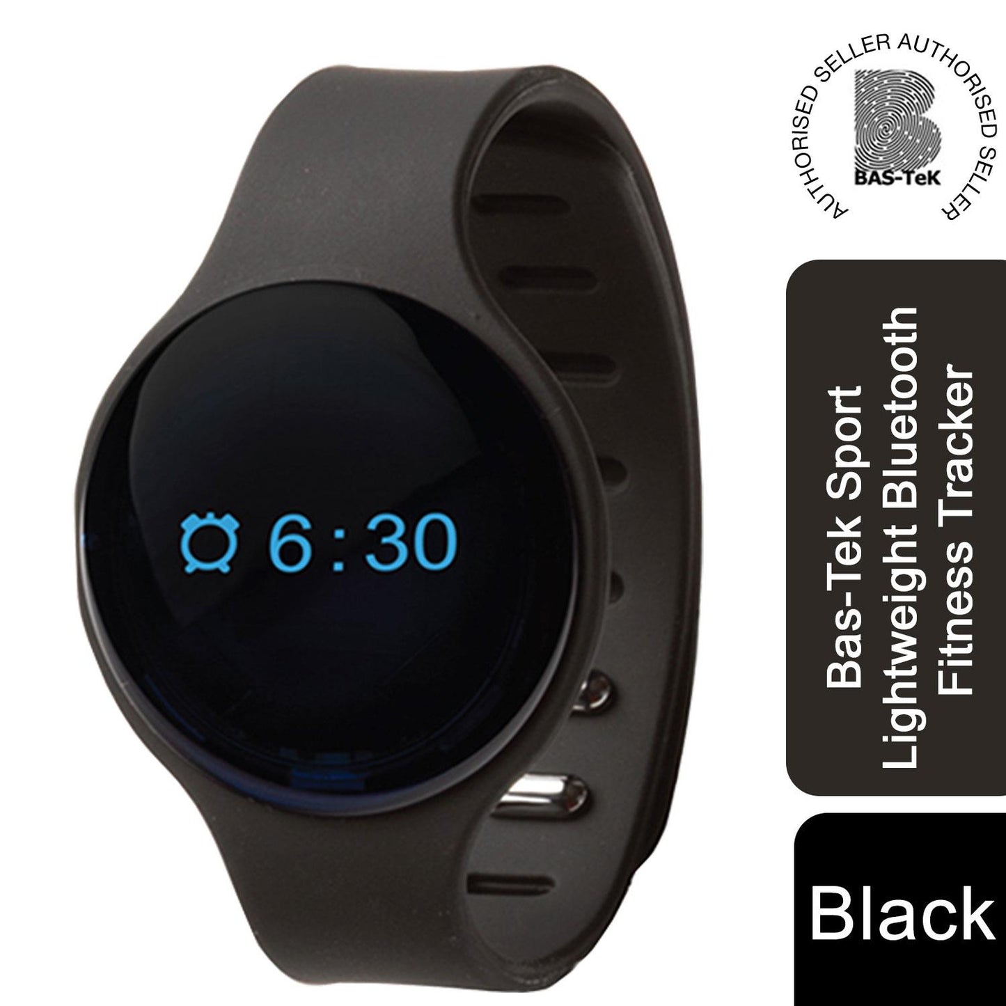 Bas-Tek Sport Lightweight Bluetooth Fitness/Sleep Tracker - Black
