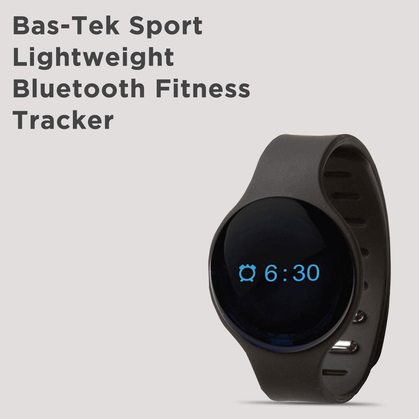 Bas-Tek Sport Lightweight Bluetooth Fitness/Sleep Tracker - Black