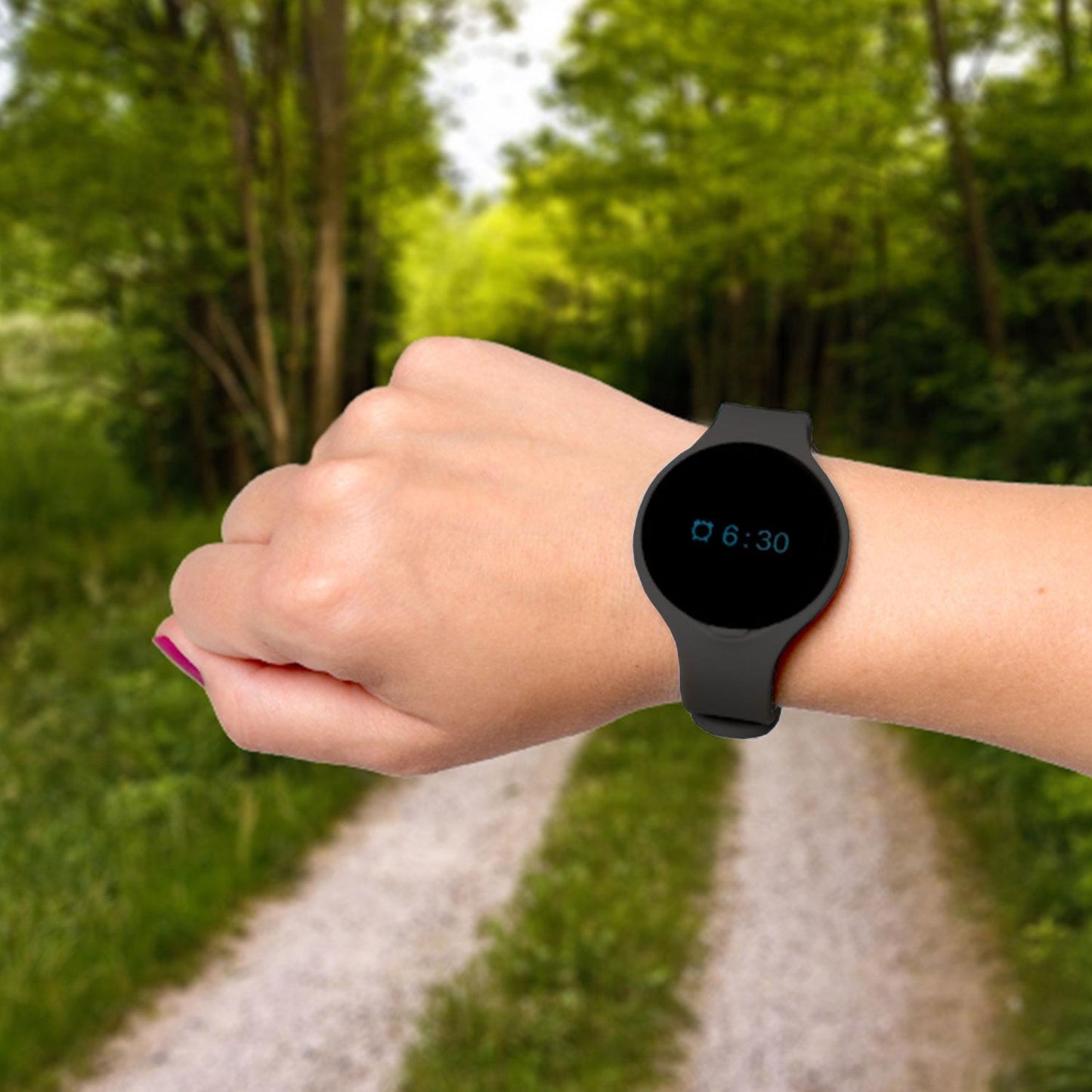 Bas-Tek Sport Lightweight Bluetooth Fitness/Sleep Tracker - Black